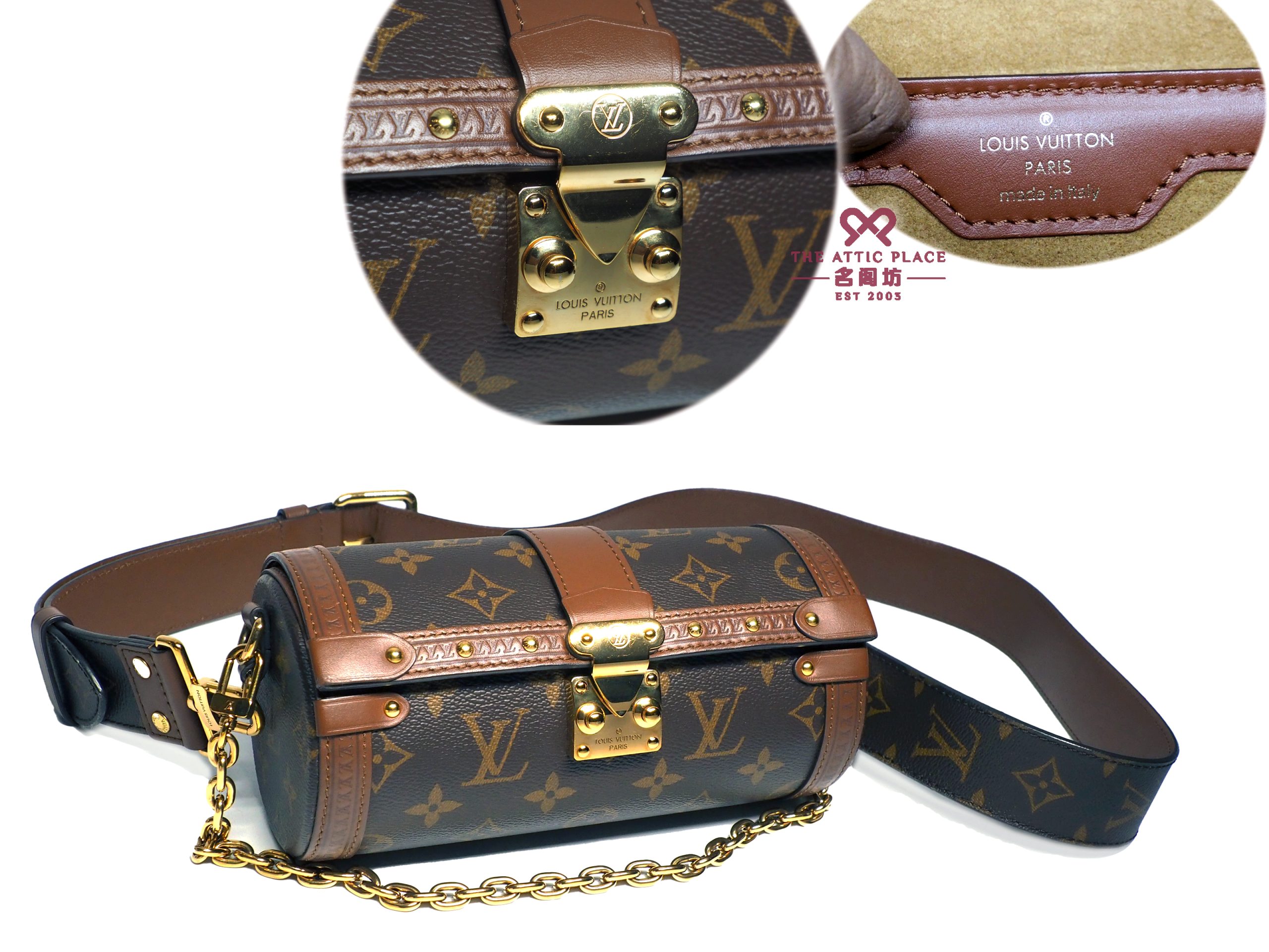 Louis Vuitton M57835 Monogram Canvas Papillon Trunk Duffle Bag